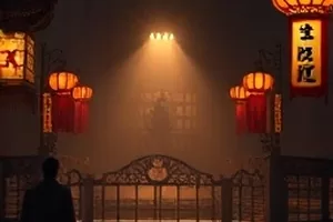 都市短剧三十九天的写字楼夜灯走廊封面